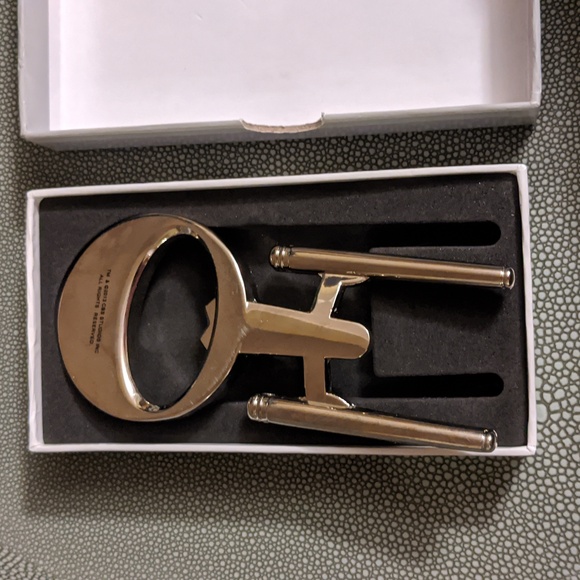 Star Trek The Original Series Enterprise Merch Bottle Opener NCC-1701 Metal - Picture 4 of 7